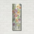 thumbnail image 3 of Luxe Metal Art 'Dreamy Flowers I' by Silvia Vassileva, Metal Wall Art, 12" x 36", 3 of 9