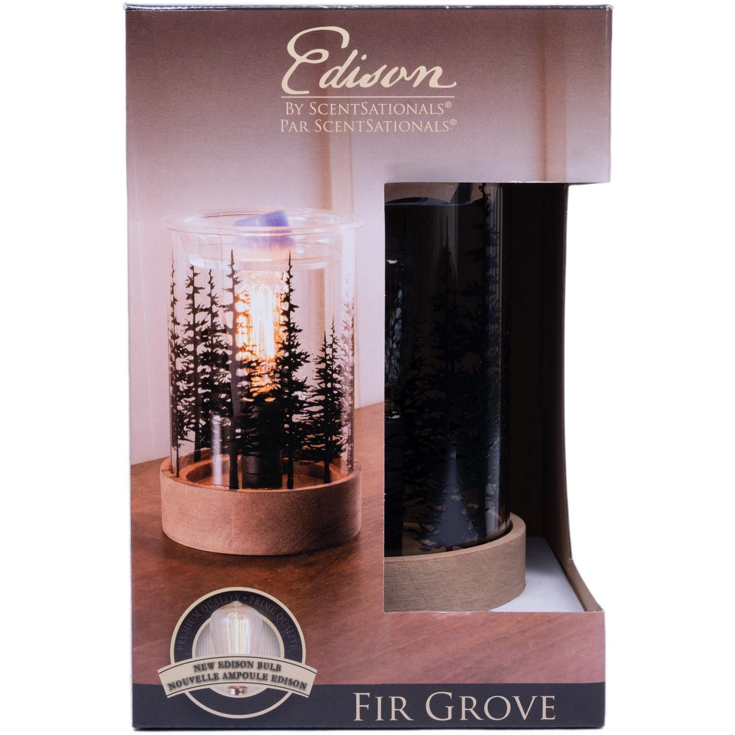 ScentSationals Edison Warmer - Fir Grove, Edison Warmer 40 Watt Bulb