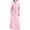 Pink, variant on VANLOFE Unisex Warm Pajamas Household Clothes Solid Bathrobe Lengthened Night-robe Man's Nightgown Casual Robes Black Robes Sleepwear for Woman 3XL