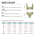 thumbnail image 4 of Kdxio Daisies Flowers Print Women's 2 Piece High Waisted Wrap Spaghetti Strap Summer Swimsuit Bikini Set-Large, 4 of 7