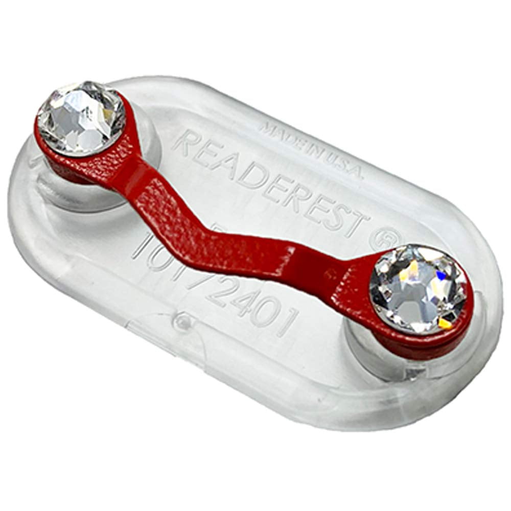 Readerest Eyeglass Holder (Black with Swarovski crystals)