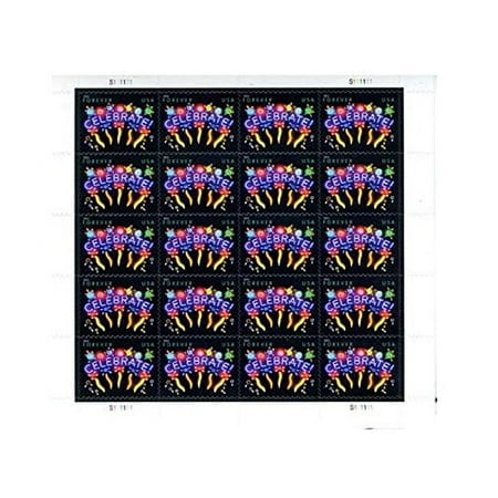 USPS Celebrate! Forever Postage Stamps, 20 Stamps