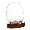 thumbnail image 4 of GROWTH TANK Glass Candle Holder Nordic Wooden Base for Ornament Birthdays Gift, 4 of 9