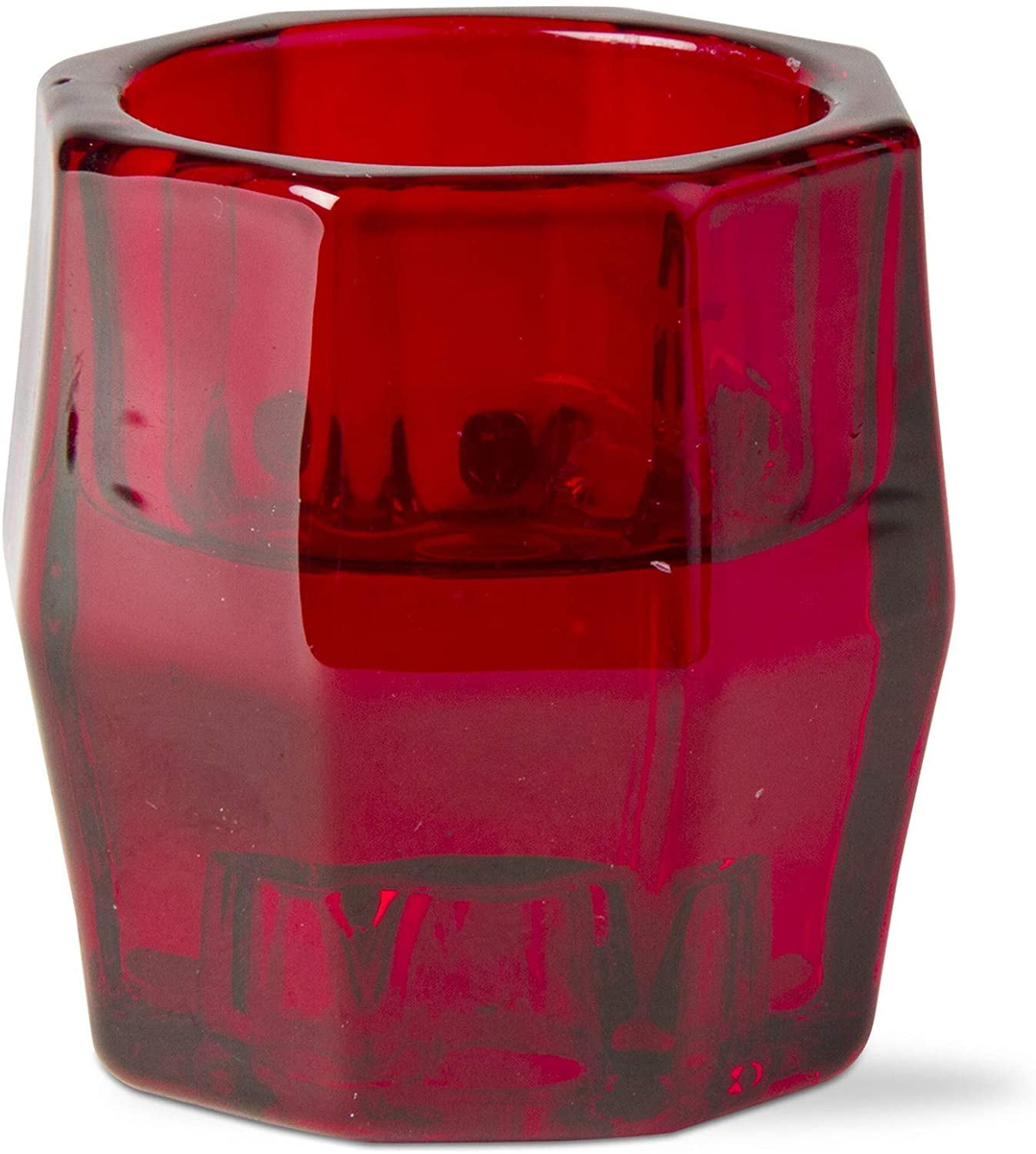 TAG Reversible Gem Red Candle Holder