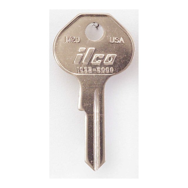 Key Blank, Laiton, Type M20, 5 Broches, PK10