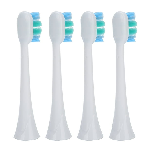 Cabezales de cepillo de dientes, 4 piezas Cabezales de cepillo de dientes sónico Cabezales de repuesto para cepillo de dientes sónico Instalación sin esfuerzo