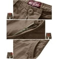 thumbnail image 7 of Matchstick Men Loose Solid Cargo Shorts with 8 Pockets, 7 of 7