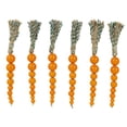 thumbnail image 2 of [安德在线]（6个一包采购)木珠串麻绳流苏萝卜珠串复活节(长22cm), 2 of 7