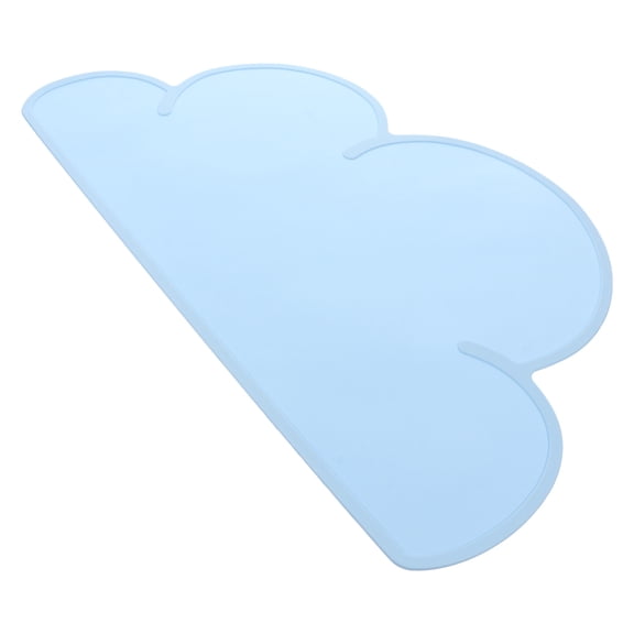 Nicehomfit Multipurpose Silicone Pet Feeding Mat Blue for Dog and Cat Bowl Overflow Control