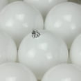 thumbnail image 3 of Northlight 32ct Winter White Shatterproof Christmas Ball Ornaments 3.25" (80mm), 3 of 3