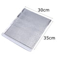 thumbnail image 4 of Juego de 10 bolsas térmicas desechables para almacenar alimentos con aislamiento de papel de aluminio plateadas 30 x 35 cm, 4 of 6
