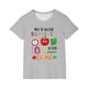 thumbnail image 2 of Fiudx Camiseta para Niños, Suave Mezcla de Poliéster y Elastano, Cuello Redondo, Manga Corta, Cómoda, Uso Diario Informal, Niño/Niña, Estilo Lavado a Mano., 2 of 6