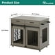 thumbnail image 3 of Mueble tipo jaula para perros DWVO para 2 perros con cajones de almacenamiento, 3 of 7