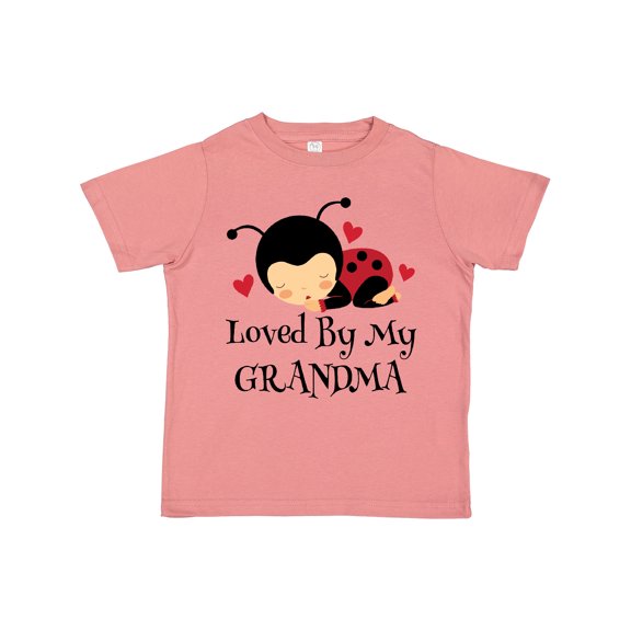 Inktastic Loved by Grandma Ladybug Boys or Girls Toddler T-Shirt