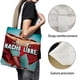 thumbnail image 3 of Nacho Libre Bolso de tela con estampado de lienzo para mujer, bolsa de compras reutilizable y estética, con cremallera interior, regalo para mujer,38*45cm., 3 of 6