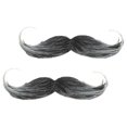 thumbnail image 1 of Simulated Beard Costume Facial Hair Simple Design For Halloween Adults 13.00X4.00X0.10cm Cosplay Accessory 2Pcs, 1 of 5