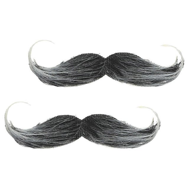 Simulated Beard Costume Facial Hair Simple Design For Halloween Adults 13.00X4.00X0.10cm Cosplay Accessory 2Pcs