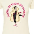 thumbnail image 3 of Disney Villains - None Of Ur Business - Juniors Fitted Graphic T-Shirt, 3 of 5