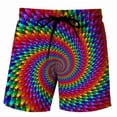 thumbnail image 2 of XINPING Men's Swim Trunks Xxl Xxxl Big and Tall Sizes Slim Fit Funny/novelty Print Quick Dry Swimming Swimsuit Beach Shorts Big and Tall Stretch Fabric Beach Shorts Bathing Suits, 2 of 3
