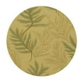 thumbnail image 2 of Awypu  Round Fitted Tablecloth with Elastic Edged, Abstract Leaves Table Cloth for Dining Table Waterproof Oil Proof Table Cover for Indoor Outdoor Modern Minimalist Style White, 2 of 7
