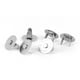 thumbnail image 1 of Botón magnético redondo, 50 piezas de broches magnéticos de metal, hebilla de broche magnético, botón magnético, estándares líderes en la industria, 1 of 6