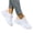 White, variant on longantii Women's Breathable Lace Up Tennis Sneakers Non Slip Athletic Running Shoes Casual Lightweight Sport Footwear for Gym Travel Daily Wear White
