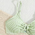 thumbnail image 4 of Hienoo Big Girls Texture Bikini Swimsuit Casual Quick Dry Bathing Suit Kids Swimwear, 4 of 6