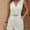 White, variant on ZOELNIC Women's Rompers V Neck Pleated Sleeveless Dressy Casual Summer Mini Short Romper Jumpsuit, S