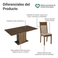thumbnail image 4 of Juego de Comedor Madesa Lousiana Mesa y 6 Sillas, 4 of 11