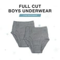 thumbnail image 3 of KeyChain Boys' 2-Pack 100% Cotton Fashion Briefs with Covered Waistband, 3 of 6