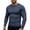Navy C, variant on Stamzod Running Tshirts Shirts for Men Fashion Solid Color Long Sleeve Athletic T-Shirts Casual Loose Gym Shirts Men Basic Tees Orange M