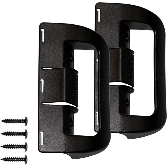 Replacement for Dometic Refrigerator Black Door Handle Combo Kit 3851174031