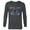 Charcoal Heather, variant on Marvel Super Heroes Spider-Man Birthday Hero - Long Sleeve T-Shirt for Men - Customized-Athletic Heather