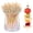 Silver Disco, variant on 300Pcs Fancy Toothpicks for Appetizers,4.7Inch Wooden Ball Cocktail Picks For Drinks,Bamboo Appetizer Skewers for Charcuterie Boards Accessories,Martini, Sandwich,Desserts,Fruit