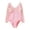 a-121Pink39, variant on FINALGANG Girls Kids V Back Solid Bow Decor Ballet Leotard Dance Wear Training Regular Fit Long Sleeve Snap Crotch Stretchy Gymnastics Bodysuit For Child Classic Romper 2-3 Years