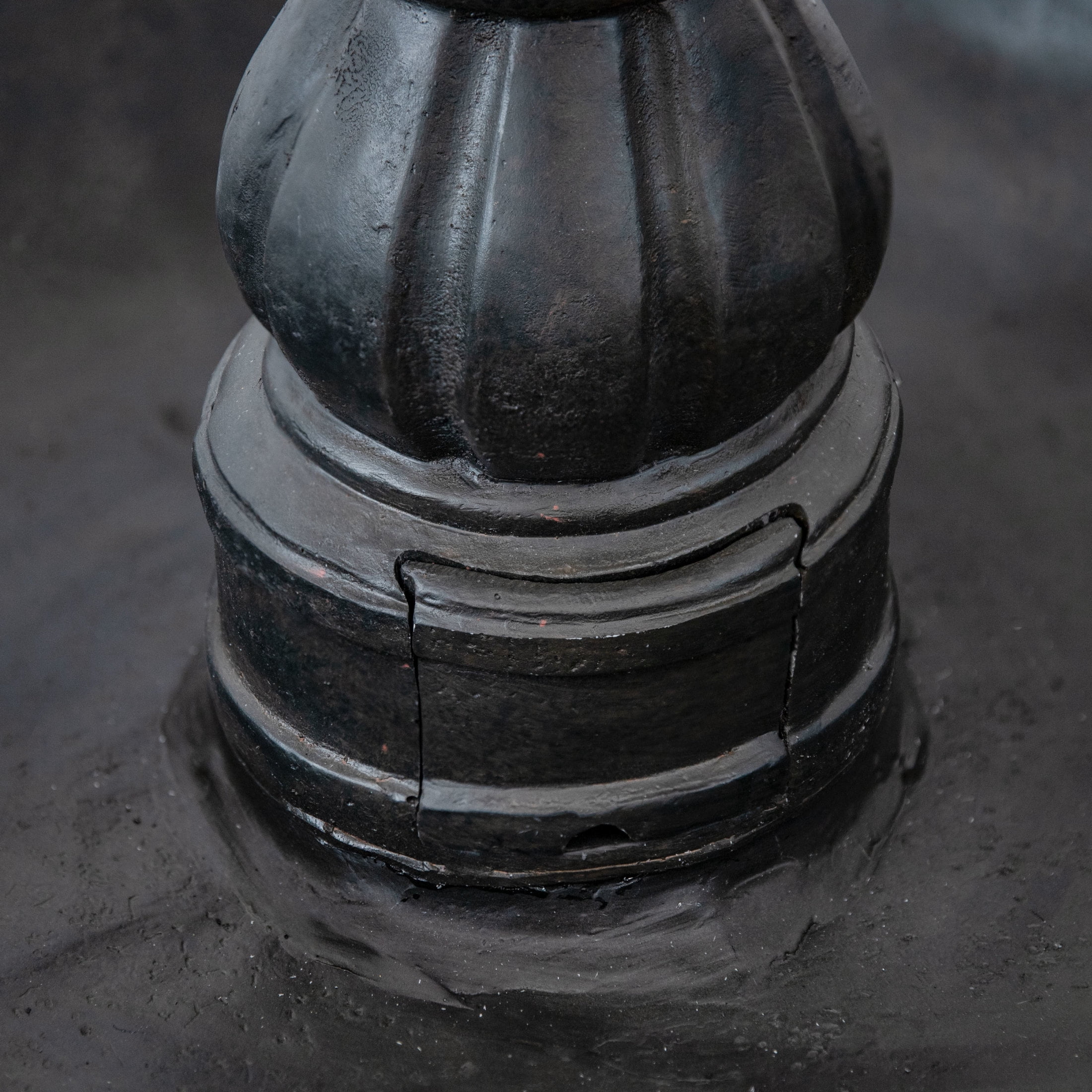 Sunnydaze Welcome Traditional Deep Espresso Fiberglass 3-Tier Outdoor Water Fountain