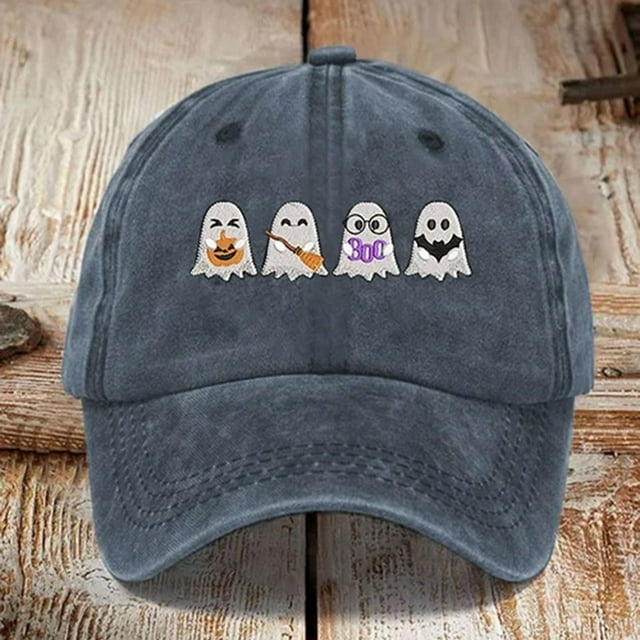 Ladies' Hard Top Baseball Cap High Top Big Head Circumference Cap Solid Color Hat Black Color Small Face Baseball Caps hats for men Blue