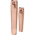 thumbnail image 2 of Cala Rose Gold Nail Clipper Duo, 2 of 2