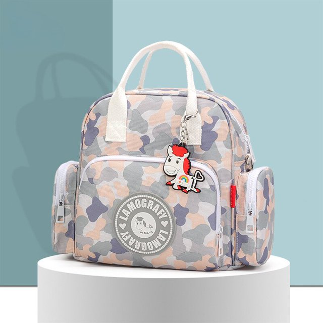 Bolsa de pañales para mamá, bolsas de maternidad para cosas de bebé, Mochila pequeña para cambiar pañales para mamás, bolsa de viaje para mujeres, organizador de cochecito
