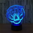 thumbnail image 3 of ATTOE Abstractive 3D Optical Illusion Monster Truck Colorful Lighting Effect Touch Switch USB Powered LED Decoration Night Light Desk Lamp, 3 of 5