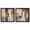Black Frame, variant on Fissured Fields Duo Shadowbox Print Gold Boho Wall Art Set by Art Remedy, Blonde Frame, 40 x 40