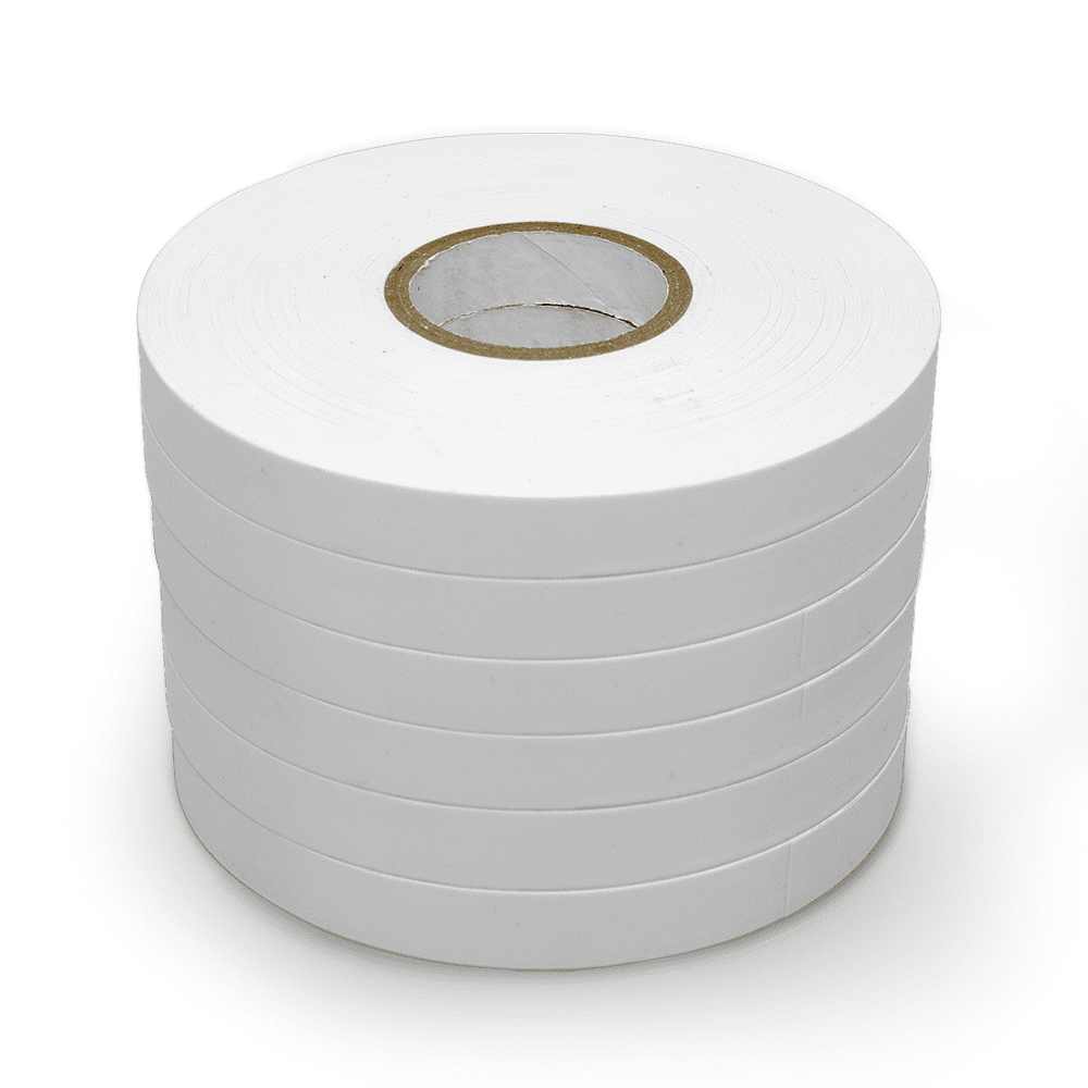 Zenport ZL0015 White Plant Tie Tape for Plant Tying Tools, 200-Feet, 6-MIL, White - 24 Pack