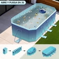 thumbnail image 2 of JUANYU 102in Foldable Swimming pool,Non-Inflatable Outdoor Pools for 1-6 Person,101" x 66" x 20"in,Glacier Blue, 2 of 9