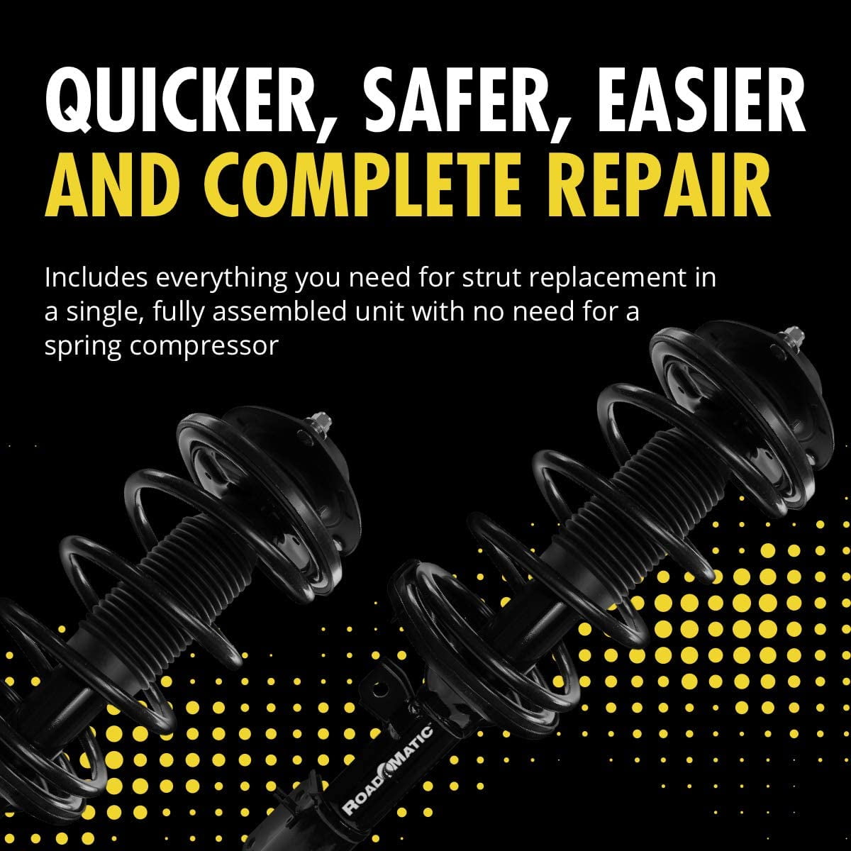 Monroe Shocks & Struts Quick-Strut 272959 Strut and Coil Spring Assembly