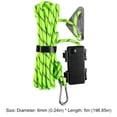 thumbnail image 3 of Cuerda de viento para toldo de 5 m, cuerda de tracción ajustable para tienda de campaña para acampar al aire libre (verde), 3 of 6