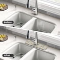 thumbnail image 4 of Logiee Wildflower Honeybee Print Kitchen Sink Splash Guard Faucet Mat for Splash Guard Behind Faucet Drip Catcher for Kitchen,Bathroom,Sink Mat,Dish Drying Mat,Bathroom-15" X 5.5", 4 of 7