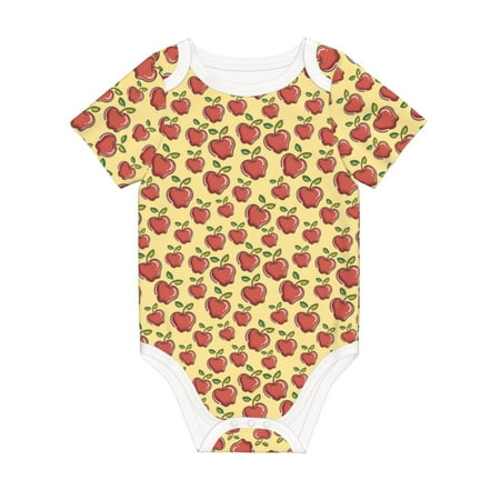 

Matuu Fruit for Baby Short-Sleeve Bodysuit Soft Cotton Comfortable and Breathable Perfect for Newborns and Infants