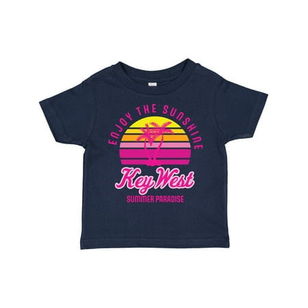 

Inktastic Enjoy the Sunshine Key West Summer Paradise Gift Toddler Boy or Toddler Girl T-Shirt