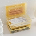 thumbnail image 5 of Bilayer Design Clear Plastic Pencil Box with Secure Snap Lid, Stackable Storage Case for Pens Markers Office Supplies, Large Capacity Organizer, 5 of 6