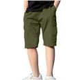 thumbnail image 3 of breaise Boys Cargo Shorts Outdoor Quick Dry Hiking Shorts Lightweight Athletic Short with Zipper Pockets 4-15 Years, 3 of 10